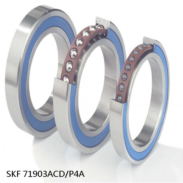 71903ACD/P4A SKF Super Precision,Super Precision Bearings,Super Precision Angular Contact,71900 Series,25 Degree Contact Angle