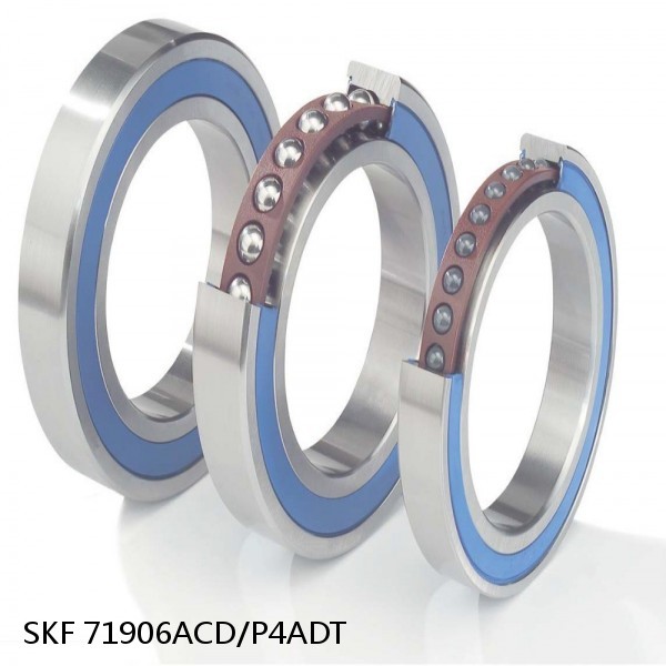 71906ACD/P4ADT SKF Super Precision,Super Precision Bearings,Super Precision Angular Contact,71900 Series,25 Degree Contact Angle